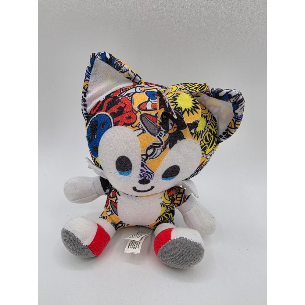 Sonic the Hedgehog Tails Big Head 7 Inch Plush Comic Print Graphic SEGA 2022